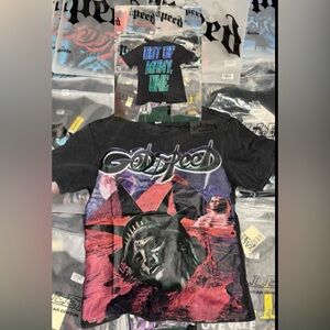 Godspeed Men's Graphic Tee - Black and Red